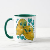 Mug Deux phoques stylisés (Gauche)