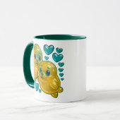 Mug Deux phoques stylisés (Devant gauche)