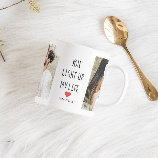 Mug Deux photos | Happy Valentines Day |