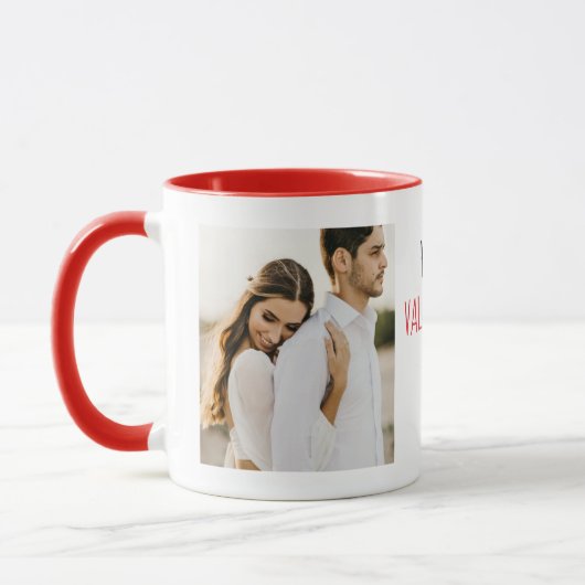 Mug Deux photos | Happy Valentines Day | (Gauche)