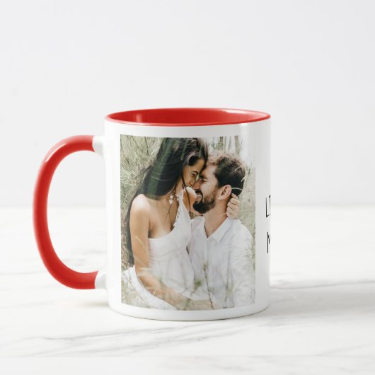 Mug Deux photos | Happy Valentines Day | (Gauche)