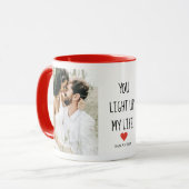Mug Deux photos | Happy Valentines Day | (Devant gauche)