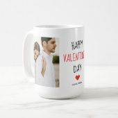 Mug Deux photos | Happy Valentines Day | (Devant gauche)