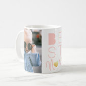 Mug Deux photos Meilleure Musique blanche rose Nana (Devant gauche)