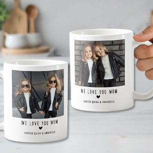 Mug Deux photos On t'aime Maman