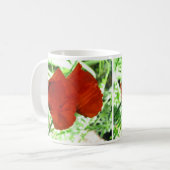 Mug Deux Photos Orientales Fleur Photo (Devant gauche)