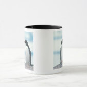 Mug Deux pingouins touchant des becs (Centre)