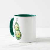 Mug Deux pois dans une cosse (Devant gauche)