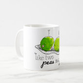 Mug Deux pois dans une cosse (Devant gauche)