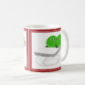 Mug Deux pois dans une cosse (Devant droit)