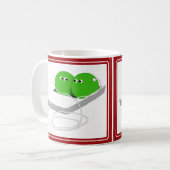Mug Deux pois dans une cosse (Devant gauche)