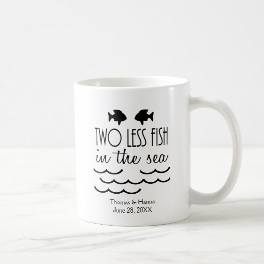 Mug Deux poissons de moins dans le Mariage marin (Droite)