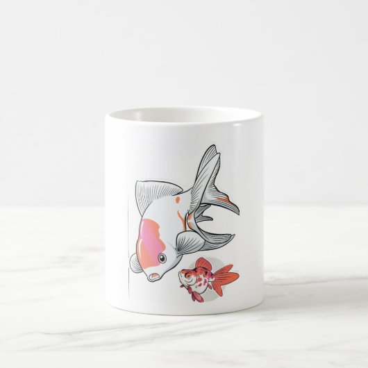 Mug deux poissons rouges (Centre)