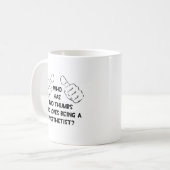 Mug Deux pouces .. Prosthésiste (Devant gauche)