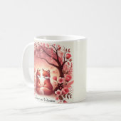 Mug Deux renards, vous avez volé mon cœur (Devant gauche)