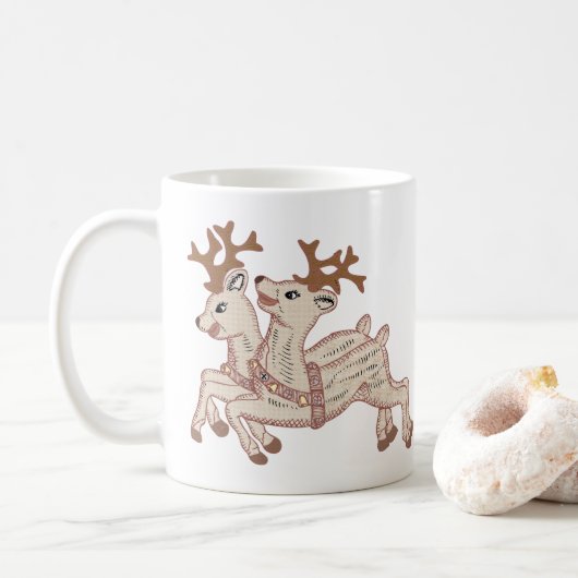 Mug Deux rennes (Avec donut)