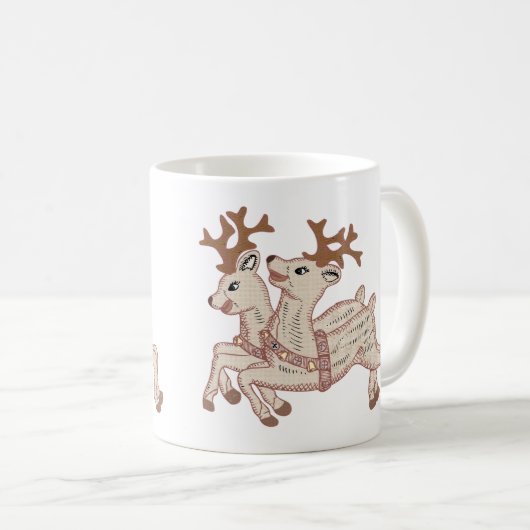 Mug Deux rennes (Devant droit)