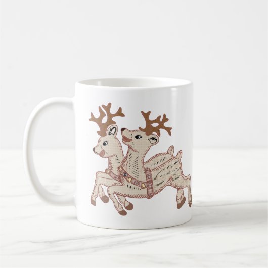 Mug Deux rennes (Gauche)