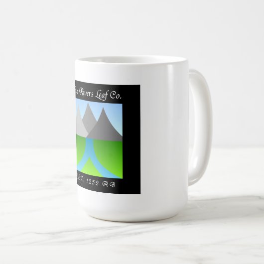 Mug Deux Rivers Leaf Co. (Devant droit)
