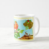Mug Deux robins sur saint (Devant droit)