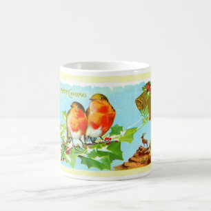 Mug Deux robins sur saint