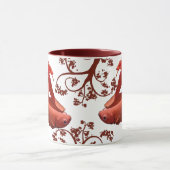 Mug Deux rouge Bettas (Centre)