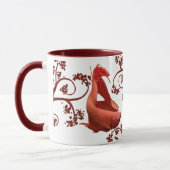 Mug Deux rouge Bettas (Gauche)