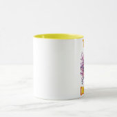 Mug Deux Skeletons Tenant Les Mains Jusqu'À La Mort Fa (Centre)