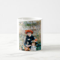 Deux soeurs sur la terrasse par Renoir. Copie de