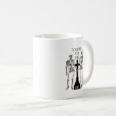 Mug Deux squelettes amoureux (Devant droit)