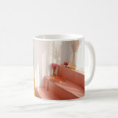 Mug Deux tabourets de bar en bois jaune (Devant droit)