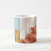 Mug Deux tabourets de bar en bois jaune (Centre)