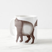 Mug Deux Tapirs de café malais ou asiatiques (Devant gauche)