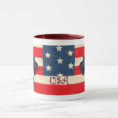 Mug Deux Tériers Écossais Patriotes (Centre)