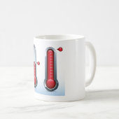 Mug Deux thermomètres (Devant droit)
