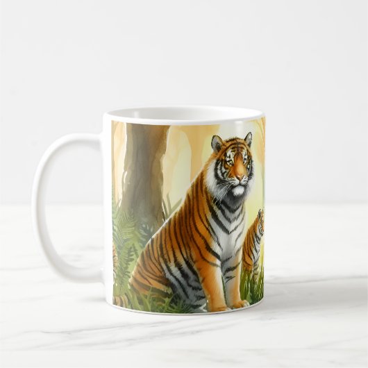 Mug Deux tigres (Gauche)