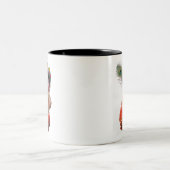 Mug deux tons avec joli petit Krishna de l'art ind (Centre)