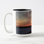 Mug deux tons avec une photo époustouflante de cou (Gauche)