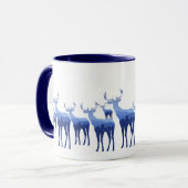 Mug Deux Tons Bleu Cerf/Elc (Devant gauche)