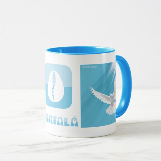 Mug Deux tons d'Obatala (Devant droit)