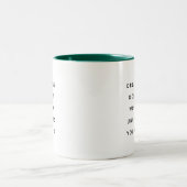 Mug Deux Tons Drôle Moderne Les Rêves Ne Fonctionn (Centre)