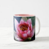 Mug deux tons Fleur rose (Devant droit)