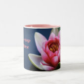 Mug deux tons Fleur rose (Centre)