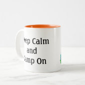 Mug deux tons Happy Camper (Devant gauche)