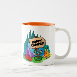 Mug deux tons Happy Camper
