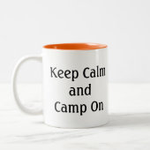 Mug deux tons Happy Camper (Gauche)