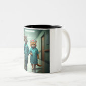 Mug Deux Tons Répondants Félin (Devant droit)