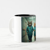 Mug Deux Tons Répondants Félin (Devant gauche)
