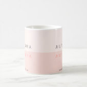 Mug Deux tons rose minimaliste (Centre)