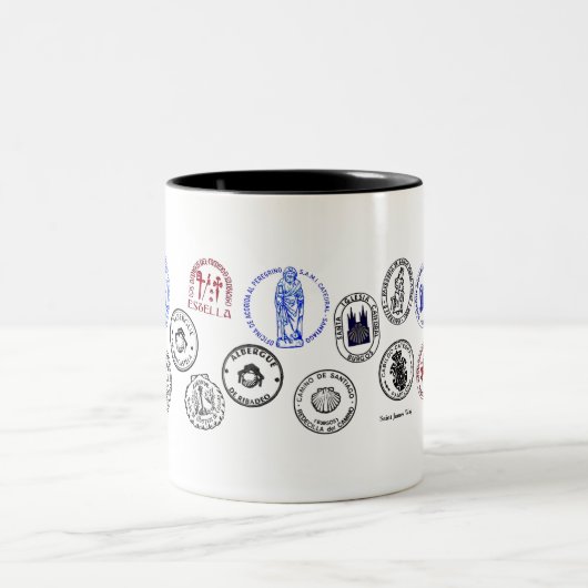 Mug Deux Tons Saint James Way (Centre)